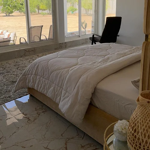 Cozy bedroom With Countryside View