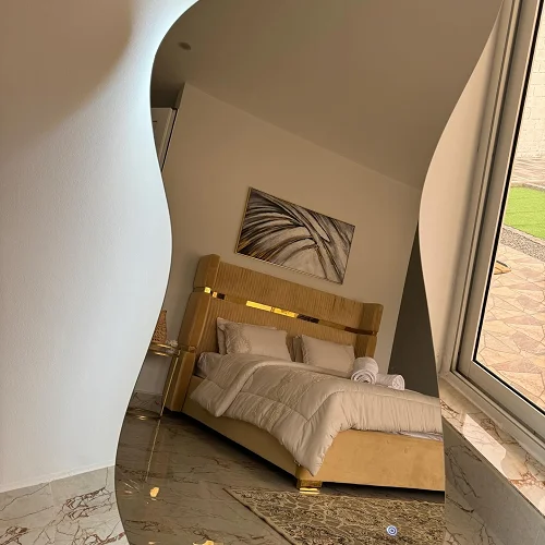 Cozy bedroom With Countryside View